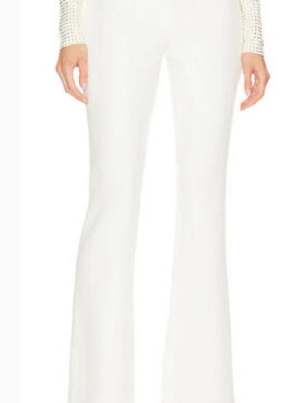 Retrofete White Flared Pants